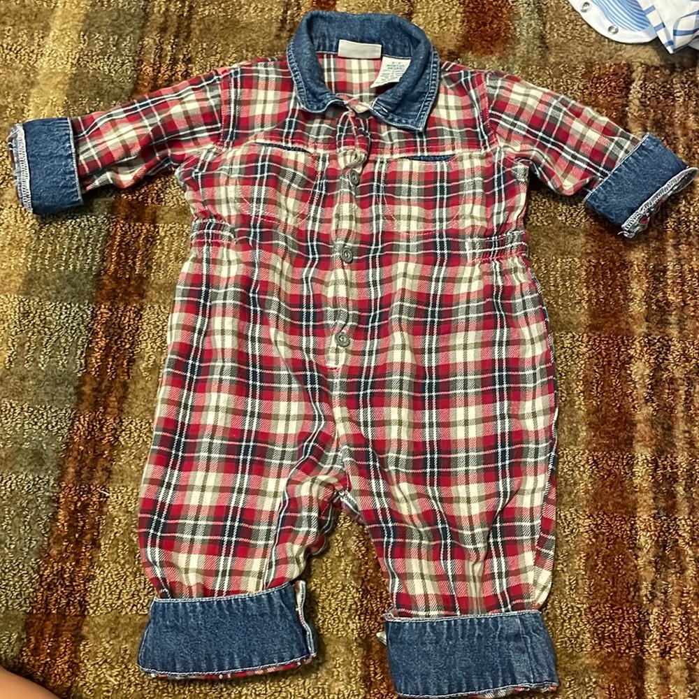 Plaid jumpsuit
